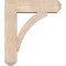 Ekena Millwork Thorton Craftsman Smooth Bracket w/ Offset Brace, Douglas Fir, 7 1/2"W x 26"D x 30"H BKT0806X26X30THR04SDF - alternate 2